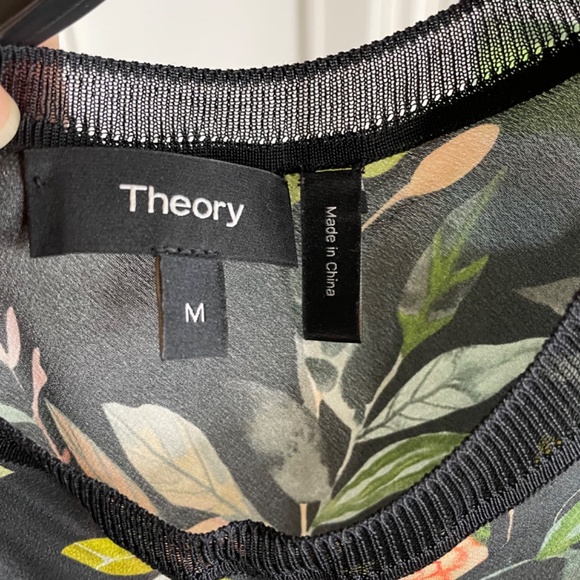 Theory Lewie Sleeveless Floral Dress, Size M - Picture 7 of 9